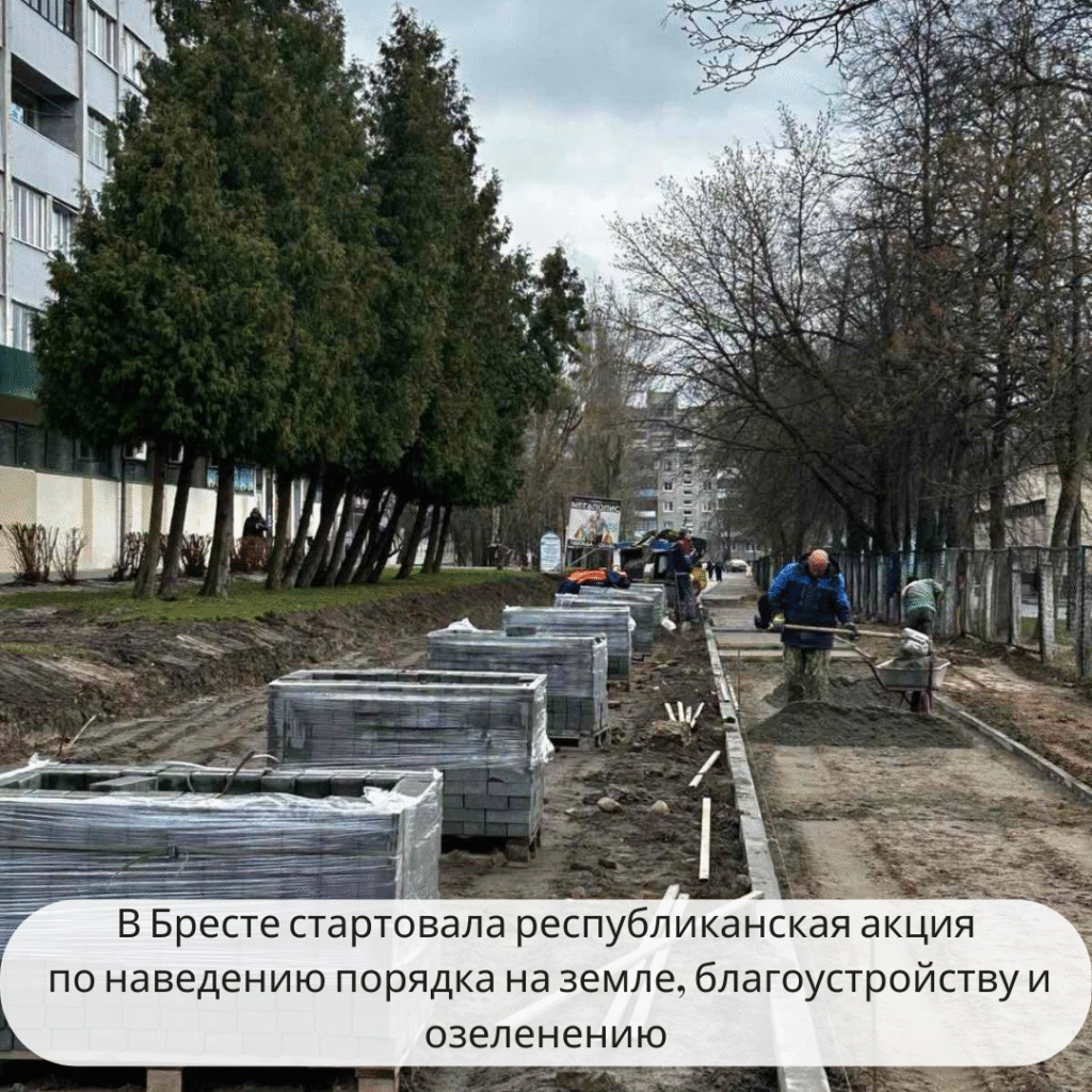 В Брестской области набирает обороты республиканская акция по наведению порядка на земле, благоустройству и озеленению