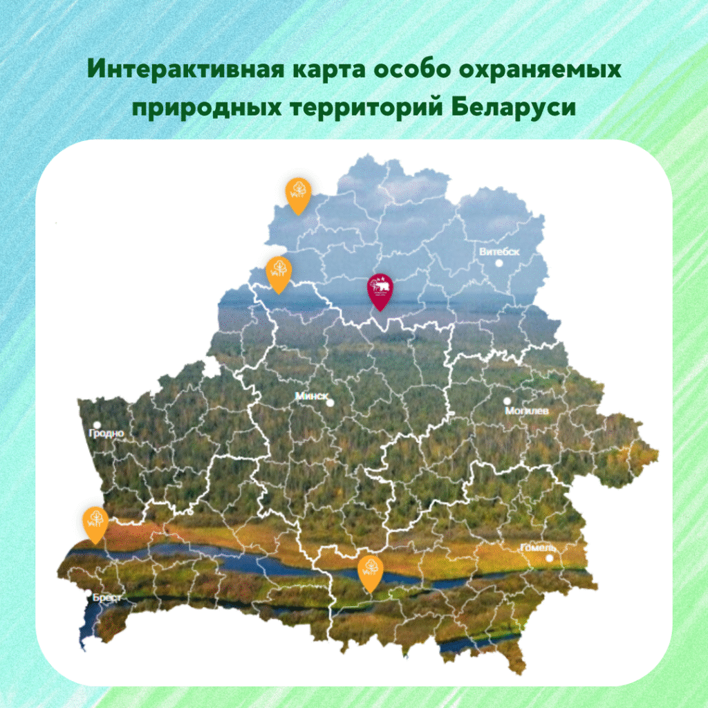 Интерактивная карта белорусских ООПТ: тестовый режим