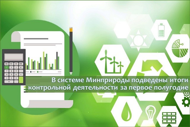 В системе Минприроды подведены итоги контрольной деятельности за первое полугодие
