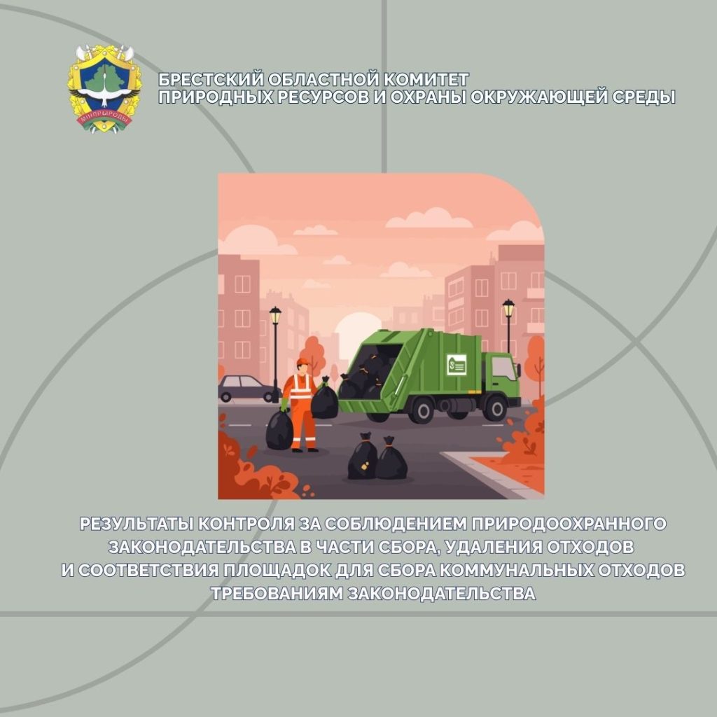 Результаты контроля за соблюдением природоохранного законодательства в части сбора, удаления отходов и соответствия площадок для сбора коммунальных отходов требованиям законодательства