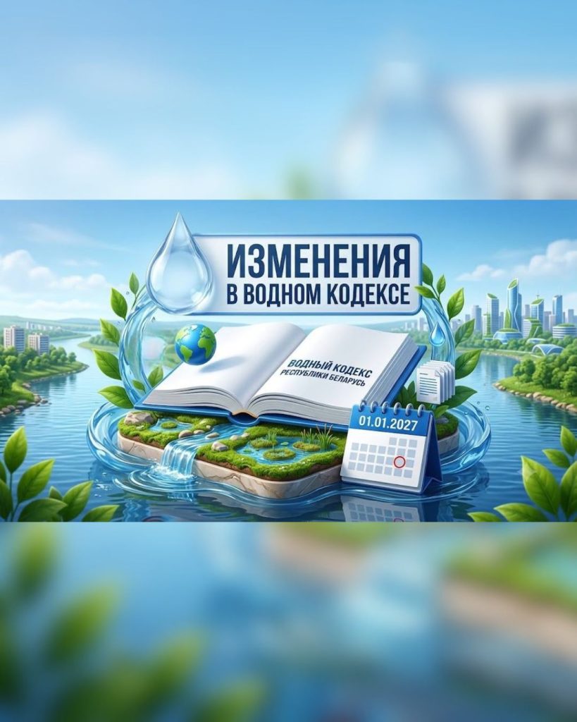 ВАЖНО: Изменения в Водном кодексе Республики Беларусь. Что нужно знать водопользователям?