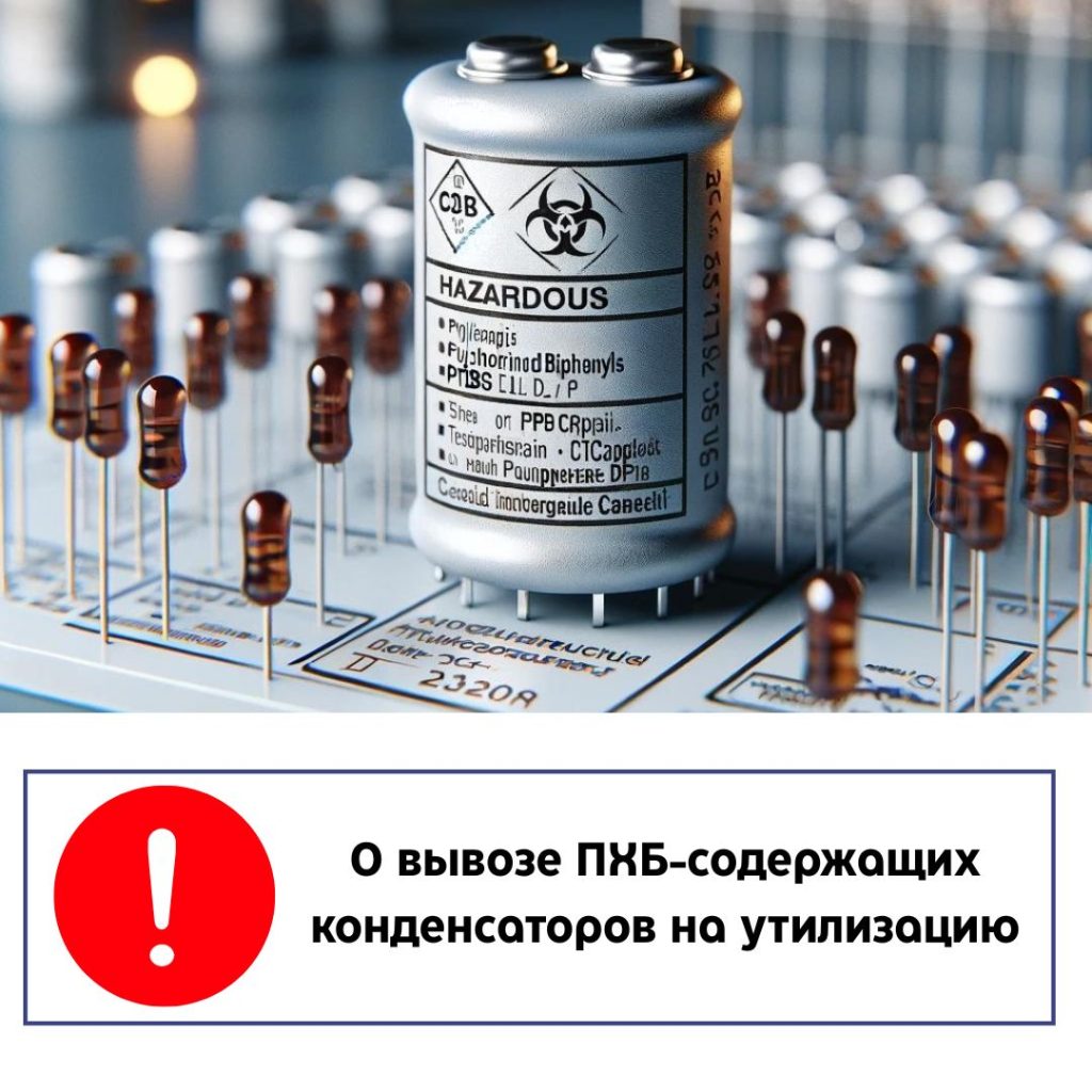 О вывозе ПХБ-содержащих конденсаторов на утилизацию